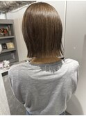 ヘイリーボブ白髪ぼかし髪質改善トリートメントヘッドスパボブ