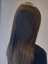 エリン バイ リル ヘアー 本陣(eLin by LiL hair)&nbsp;ロングヘア×ベージュカラー