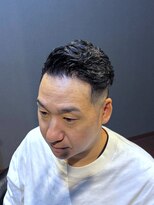 ビーダンディー(Bee dandy)&nbsp;ビジネスフォーマル ツーブロックショート 七三オールバック