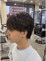 マーレ 下関店(mare) 下関メンズパーマニュアンスセンターパート