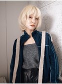 French BOB / blond 【AWAYKE/立川】