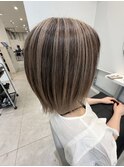 自然な陰影で魅せる☆透明感バレイヤージュカラー