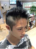 ツーブロックベリーショート