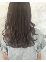 ニコ(nico...)&nbsp;透明感グレー#ワイドバング#くびれミディ#モーブカラー