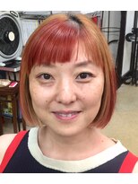 マリ美容室&nbsp;手染め二色ボブ