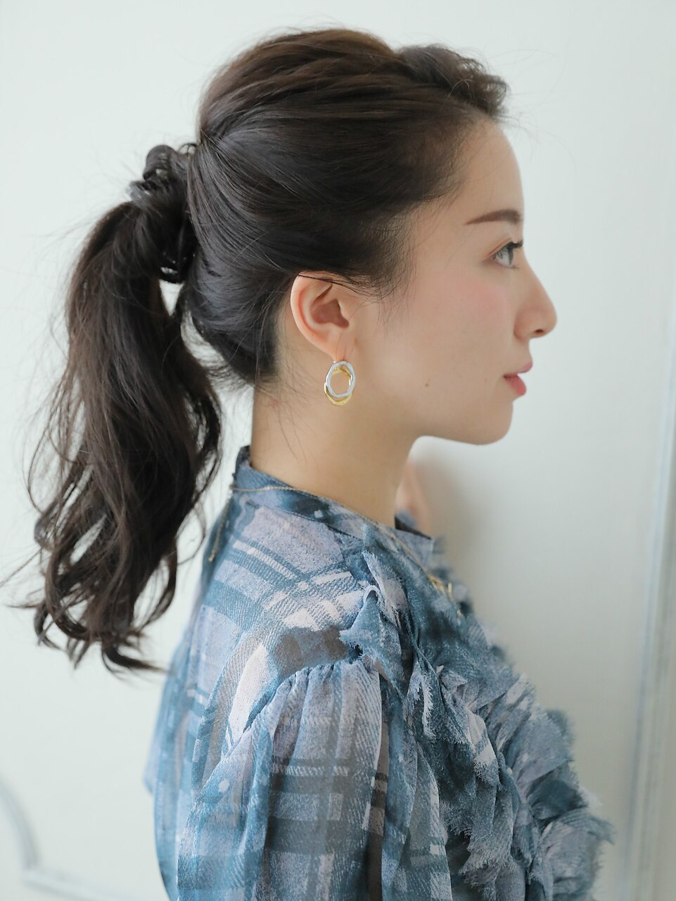 大人女性#上品#エレガント#ポニーテール#ヘアアレンジ：L018489372