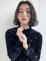 ルティア(Lutia) ブルージュのセンターパートボブ!