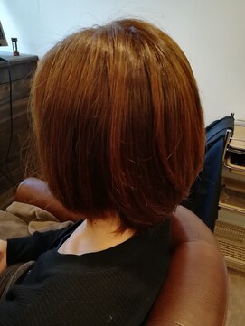 ラボーテ 南大分店(La Beaute') 【イルミナカラー×艶出しカット】スタイリング手ぐしのみでＯＫ