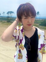 ヘアーメイクオズ(hair make O/S)&nbsp;【KON】夏☆柔らかピンクウルフ