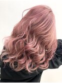ダブルカラー【ケアブリーチ付】ピンク×PESCA立川　