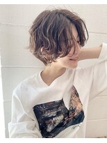 グロウミドル(GROW middle)&nbsp;ラフパーマ×ハンサムショート【middle】丸岡奈央