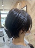 大人丸みショートボブ
