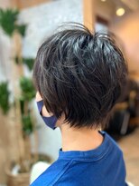 ユッカ エコル 塚口(YUCCA ekolu)&nbsp;ekolu style 381/大人ショート/束感ショート/ブルージュ