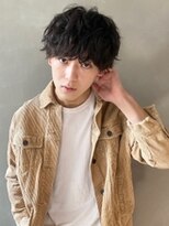 【PARK】レイヤーマッシュ×黒髪×ナチュラルスパイラルパーマ