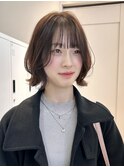 ぱつっとボブ／ボブ／縮毛矯正／レイヤーボブ