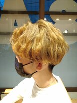 ヘアーショップ エヌアンドエー 越谷店(hair shop N&A)&nbsp;メンズ似合わせカット#3 ハイトーンケアカラー/ニュアンスパーマ