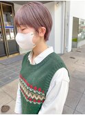 マッシュショート/顔周り/ハイトーン/髪質改善カラー/レイヤー
