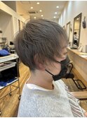 グレージュショート