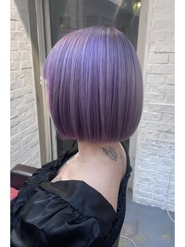 ヘアーエクステンド エフ 渋谷(f) シルバーパープルヘア