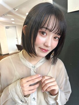 リコバイアフロート(riko by afloat) ボブ/ショートボブ/フレンチガーリー/ベージュ[stylist竹田]