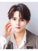 ツーブロックニュアンスセンターパート