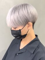 エルマーク 心斎橋(L-MARK) マッシュブリーチハイトーンハイライトスパイラルツーブロック