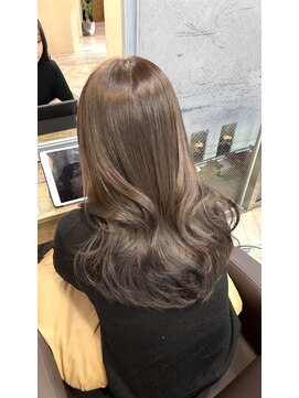 シエルバイアフロート(ciel by afloat) ブリーチなしWカラーでオリーブベージュ◎