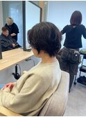 ショートボブパーマ