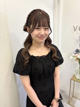 ボタン ハカタ(VOTAN hakata) 【votan sanae】くるみちゃんヘア/ハーフアップ/ヘアアレンジ