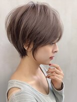 ラフ 立川(Laff)&nbsp;ショートヘアショートボブ白髪ぼかしハイライトカラーボブ