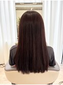 韓国風ピンクバイオレットロング