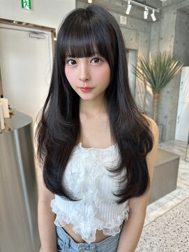 ロール 博多(Role) レイヤーカット小顔に見せるヘア/韓国ヘア/髪質改善/福岡/博多