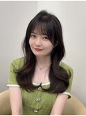 ハッシュカットで韓国ヘア