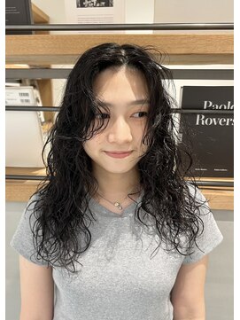 シアン 矢場町店(CYAN.) 朝濡らすだけ！ロングなみなみウェーブパーマ！