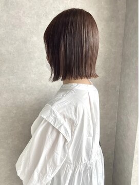 レック(Rec.) 切りっぱなしボブ／ショコラブラウン