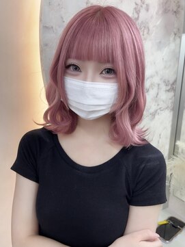 エス(Ess) 《鳥海ちひな》ベビーピンク/ブリーチ/艶髪/大宮