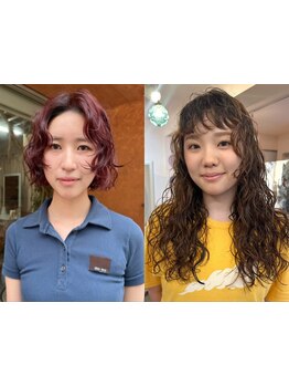 [明石駅/徒歩3分]エッジの効いたパーマからナチュラルなパーマまで豊富なデザインでこなれ感のあるstyleに