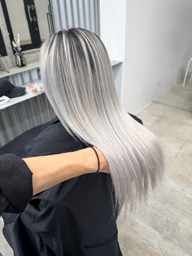 シャドールーツ/ハイトーンカラー/髪質改善