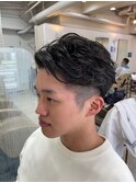 アップバングショートスタイル