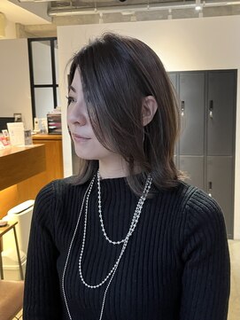 ミディアムレイヤー アッシュ♪