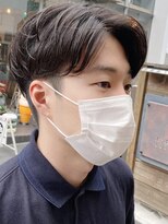 エリマバイフィフス 調布(elima by fifth)&nbsp;調布メンズパーマニュアンスパーマフェザーパーマセンターパート