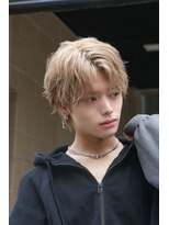 オーシャントーキョー 心斎橋(OCEAN TOKYO WEST)&nbsp;メンズヘアショートコンマバングセンターパートグレージュカラー