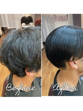 ビタミン vitaminne美容室 メンズ ストレート