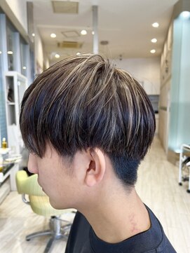 ビス ヘア アンド ビューティー 西新井店(Vis Hair&Beauty) メンズハイライト/グレージュカラー