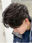 原宿メンズパーマフェザーパーマシャドウパーマセンターパート