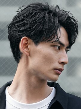レタッチバイフィフス(RETOUCH by fifth) 原宿フェザーパーマ毛流れニュアンスルーズパーマセンターパート