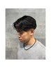 メンズカット+ダウンパーマ→￥10000