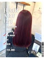 ヘアーアート ワンツースリー(HAIR ART 123)&nbsp;リタッチブリーチ＋オンカラー