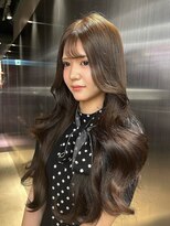 ペレ 原宿(PELE)&nbsp;ダークパープルナチュラルショート夏のヘアアレンジ原宿