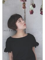 エシカ(ethica)&nbsp;[ethica_南船場] メルトカラーブルーアッシュ×ベビーショート